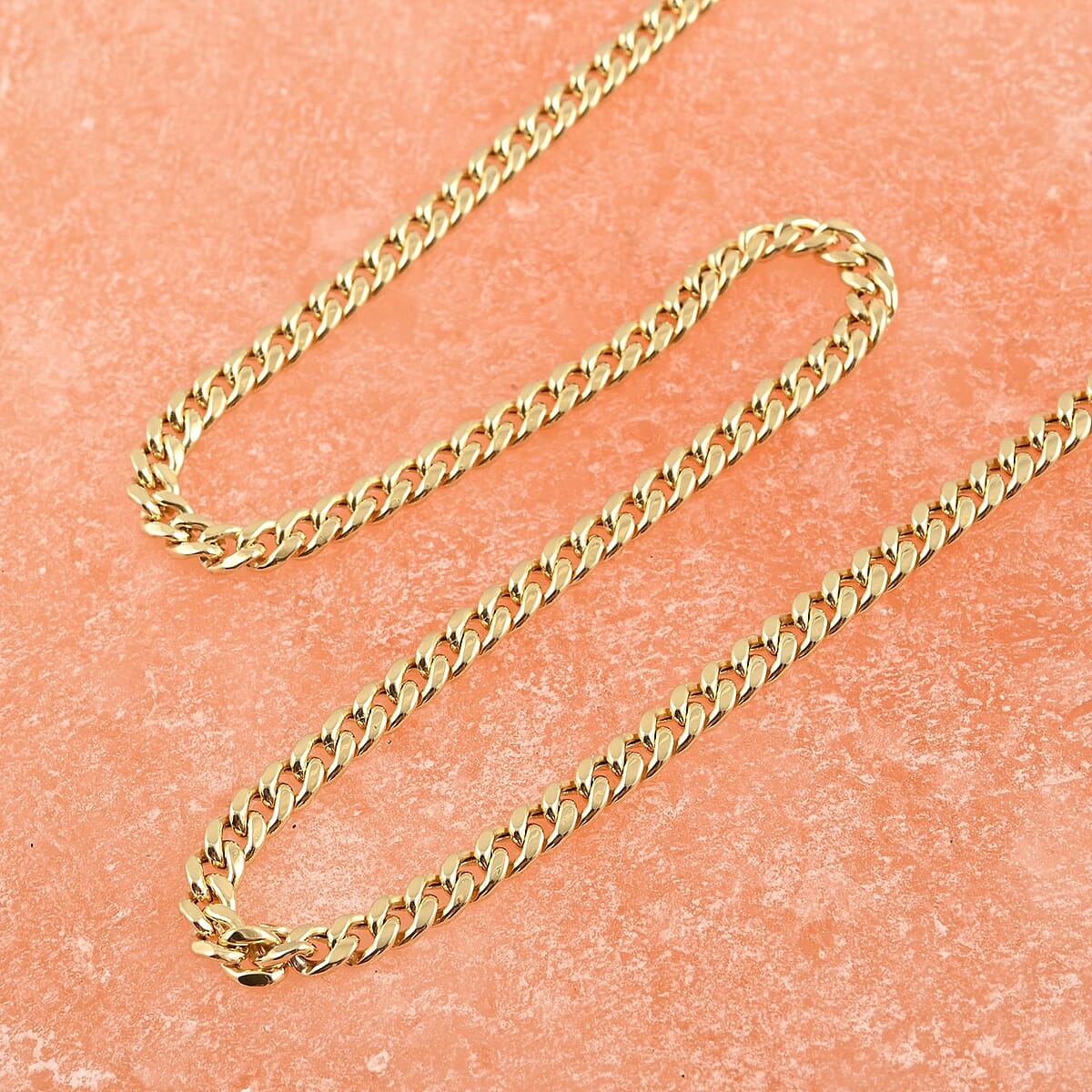 10K Yellow Gold 3.75mm Miami Cuban Necklace 22 Inches 8 Grams image number 1