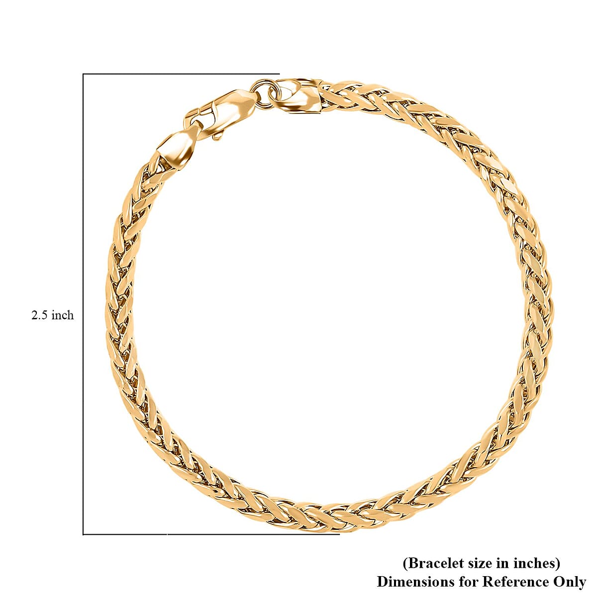 14K Yellow Gold 4mm Palma Bracelet (7.50 In) 5.40 Grams image number 3