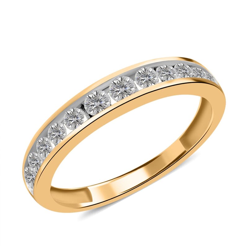 NY Closeout 10K Yellow Gold I2 Diamond Ring (Size 10.0) 1.00 ctw