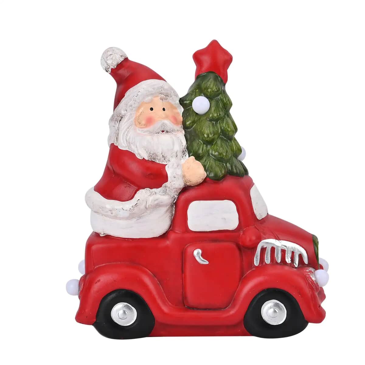 Ceramic Decoration Car and Santa Clause Shape with Led Light image number 0