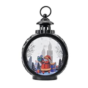 Hanging Lantern Christmas LED Light (3*AAA Batteries Not Included) - Black