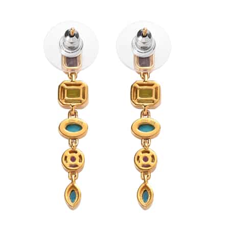 Louise Sterling Silver Gold Vermeil Quartz Earrings