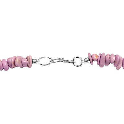 Phosphosiderite Chips Necklace 20 Inches in Sterling Silver 190.00 ctw