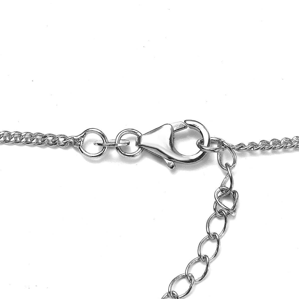 Moissanite Choker Necklace 14-16 Inches in Platinum Over Sterling Silver 13.10 ctw image number 4