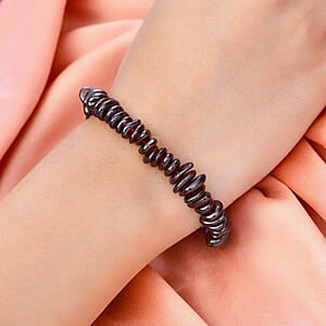 Orissa Rhodolite Garnet Chips Bracelet in Sterling Silver (7.25 In) 135.00 ctw