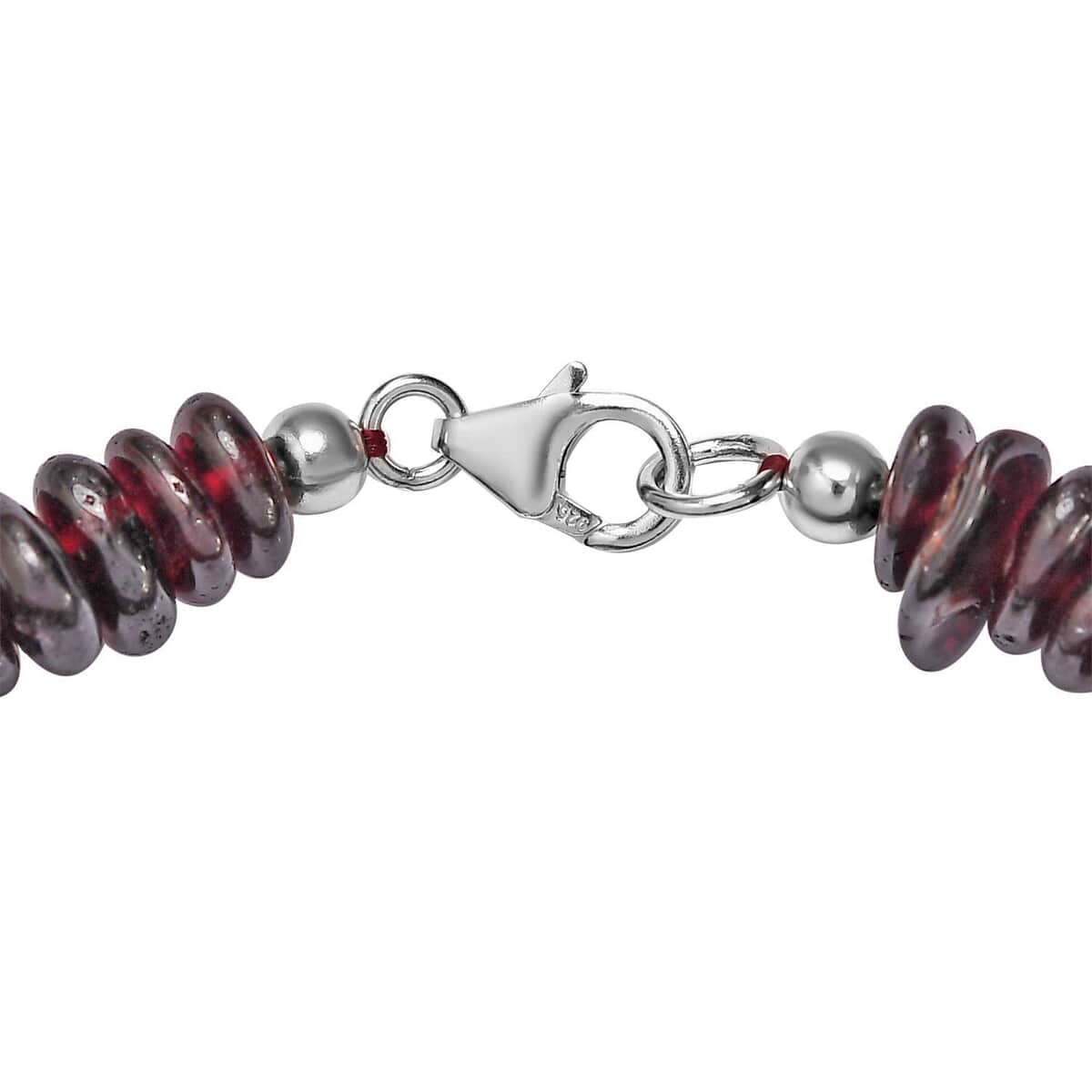 Orissa Rhodolite Garnet Chips Bracelet in Sterling Silver (7.25 In) 135.00 ctw image number 3