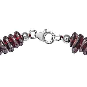 Orissa Rhodolite Garnet Chips Bracelet in Sterling Silver (7.25 In) 135.00 ctw