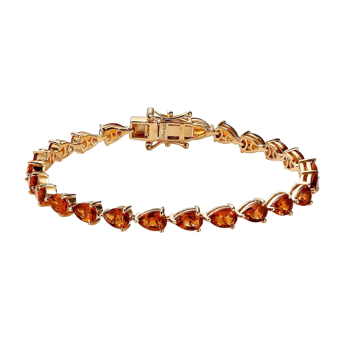 Santa Ana Madeira Citrine Bracelet in Vermeil YG Over Sterling Silver (6.50 In) 8.25 ctw image number 0