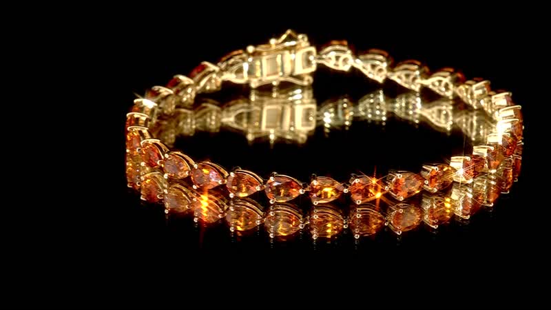 Santa Ana Madeira Citrine Bracelet in Vermeil YG Over Sterling Silver (6.50 In) 8.25 ctw