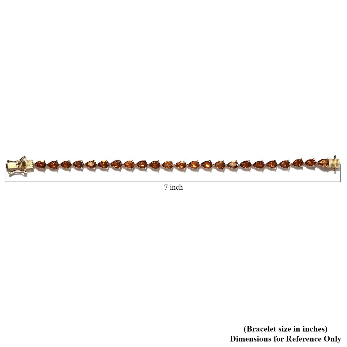 Santa Ana Madeira Citrine Bracelet in Vermeil YG Over Sterling Silver (6.50 In) 8.25 ctw image number 4