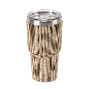Champagne Crystal Double Walled Stainless Steel Mug 30oz