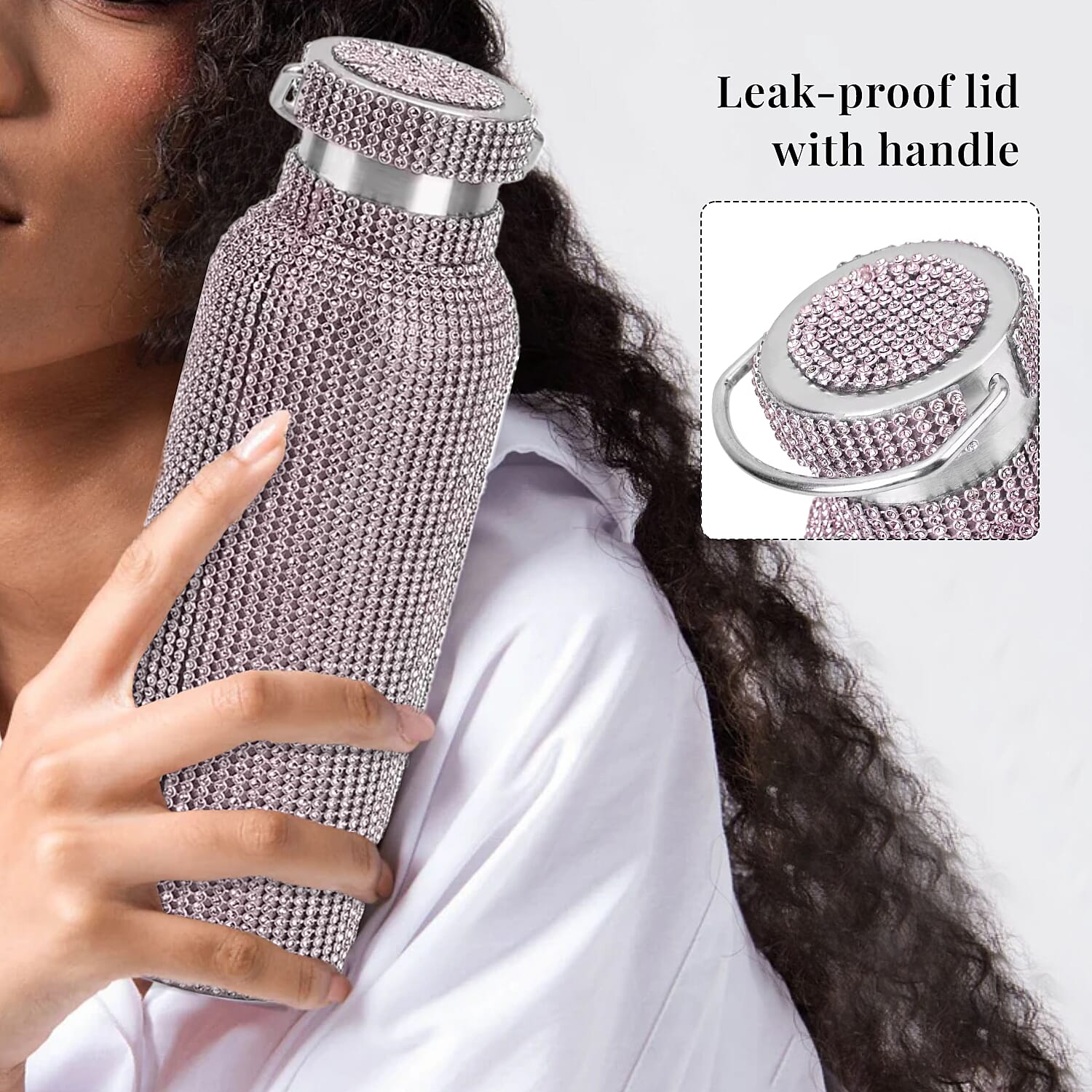 Crystal Double Walled Steel Water Bottle
