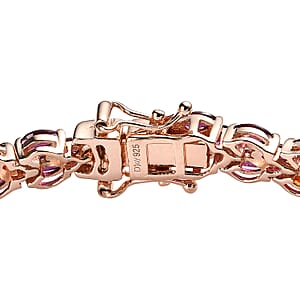 Anthill Garnet Bracelet in Vermeil Rose Gold Over Sterling Silver (7.25 In) 8.90 ctw
