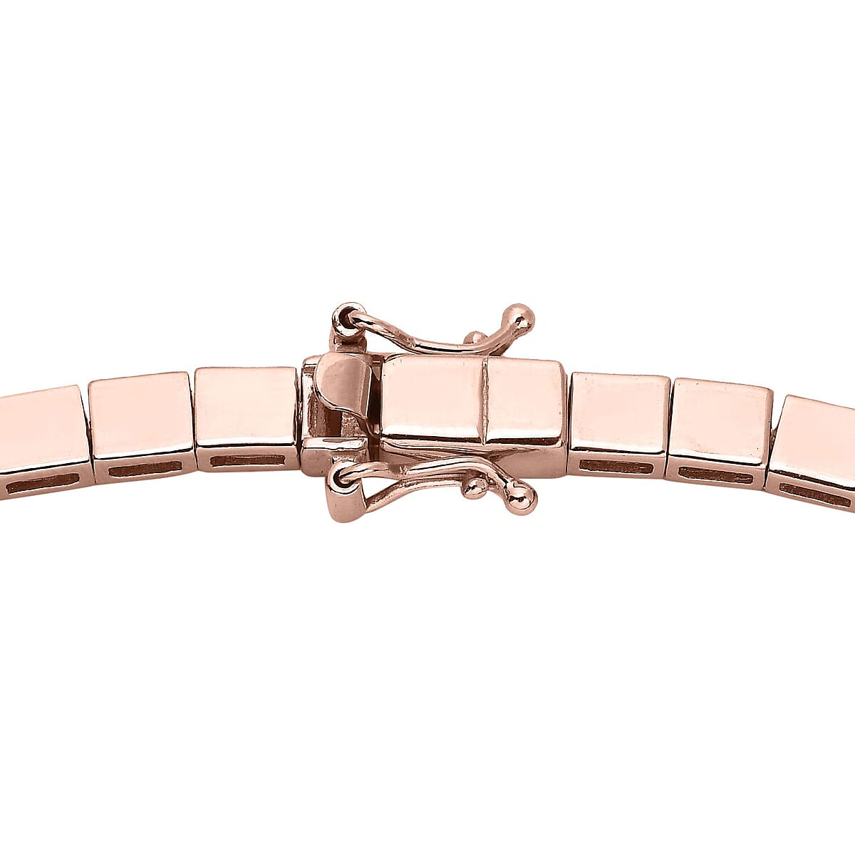 Natural Champagne Diamond Necklace 16 Inches in Vermeil Rose Gold Over Sterling Silver 4.00 ctw image number 4