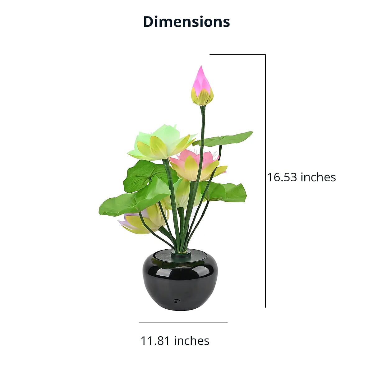 Purple, Green and Pink LED with Color Changing Wheel Fiber Optic Flowers image number 4