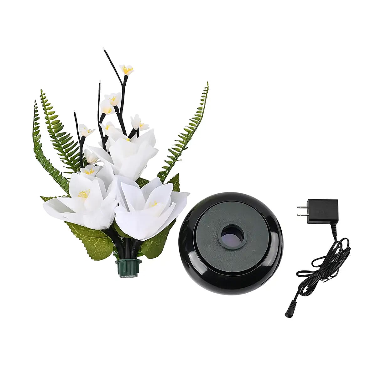 White LED with Color Changing Wheel Fiber Optic Flowers image number 5