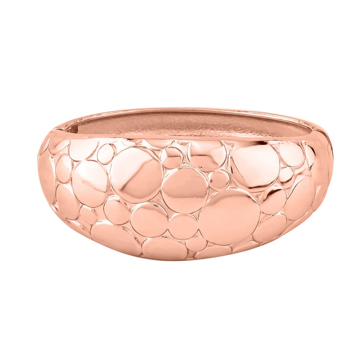 Dome Bangle Bracelet in Rosetone (6.75 In) image number 0