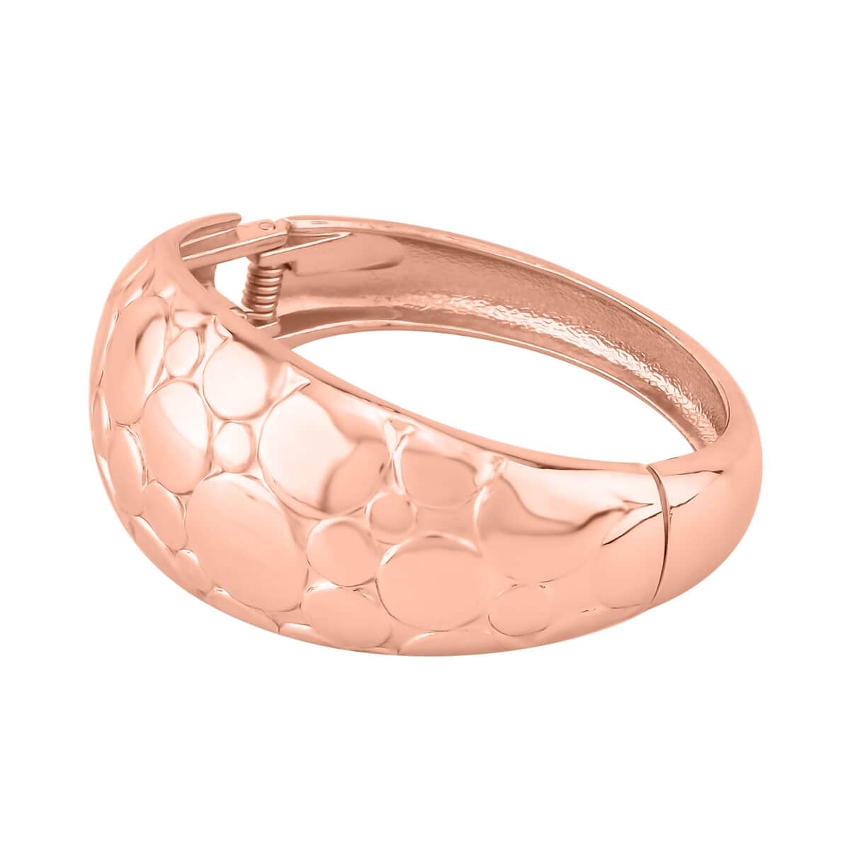 Dome Bangle Bracelet in Rosetone (6.75 In) image number 2