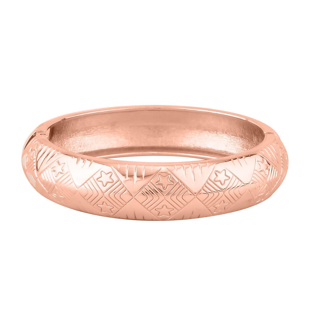 Dome Bangle Bracelet in Rosetone (7.00 In) image number 0