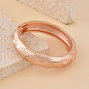 Dome Bangle Bracelet in Rosetone (7.00 In)