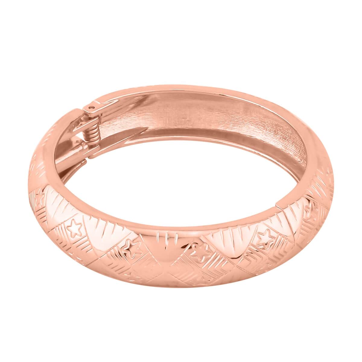 Dome Bangle Bracelet in Rosetone (7.00 In) image number 2