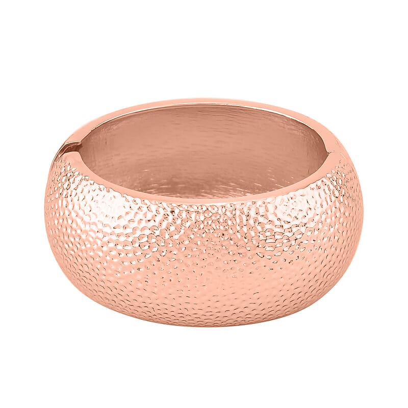 Dome Bangle Bracelet in Rosetone (7.00 In)