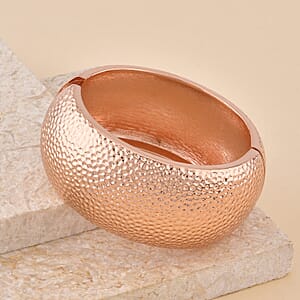 Dome Bangle Bracelet in Rosetone (7.00 In)