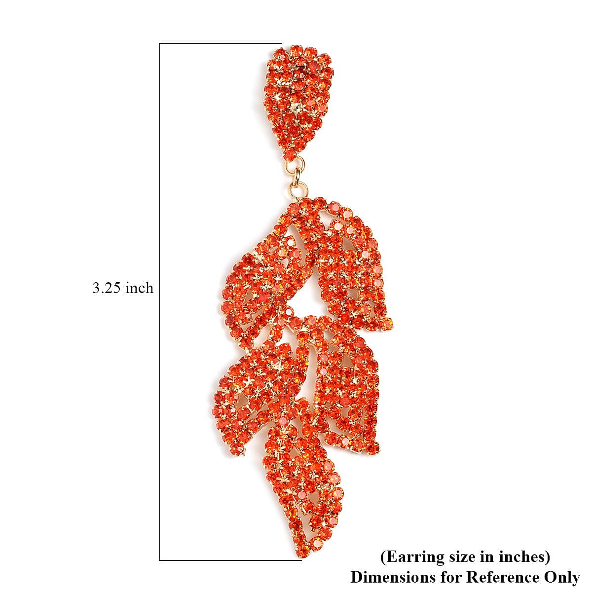 Orange Austrian Crystal - Product card gallery slide 4 (10144939639067)