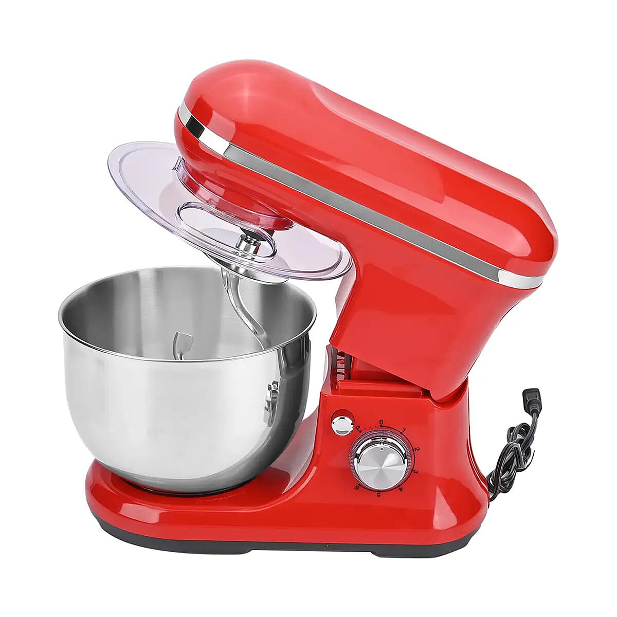 Homesmart  3-in-1 Stand Mixer with Beater, Dough Hook, Whisking Cone Attachments (Power 1000W) - Red image number 4