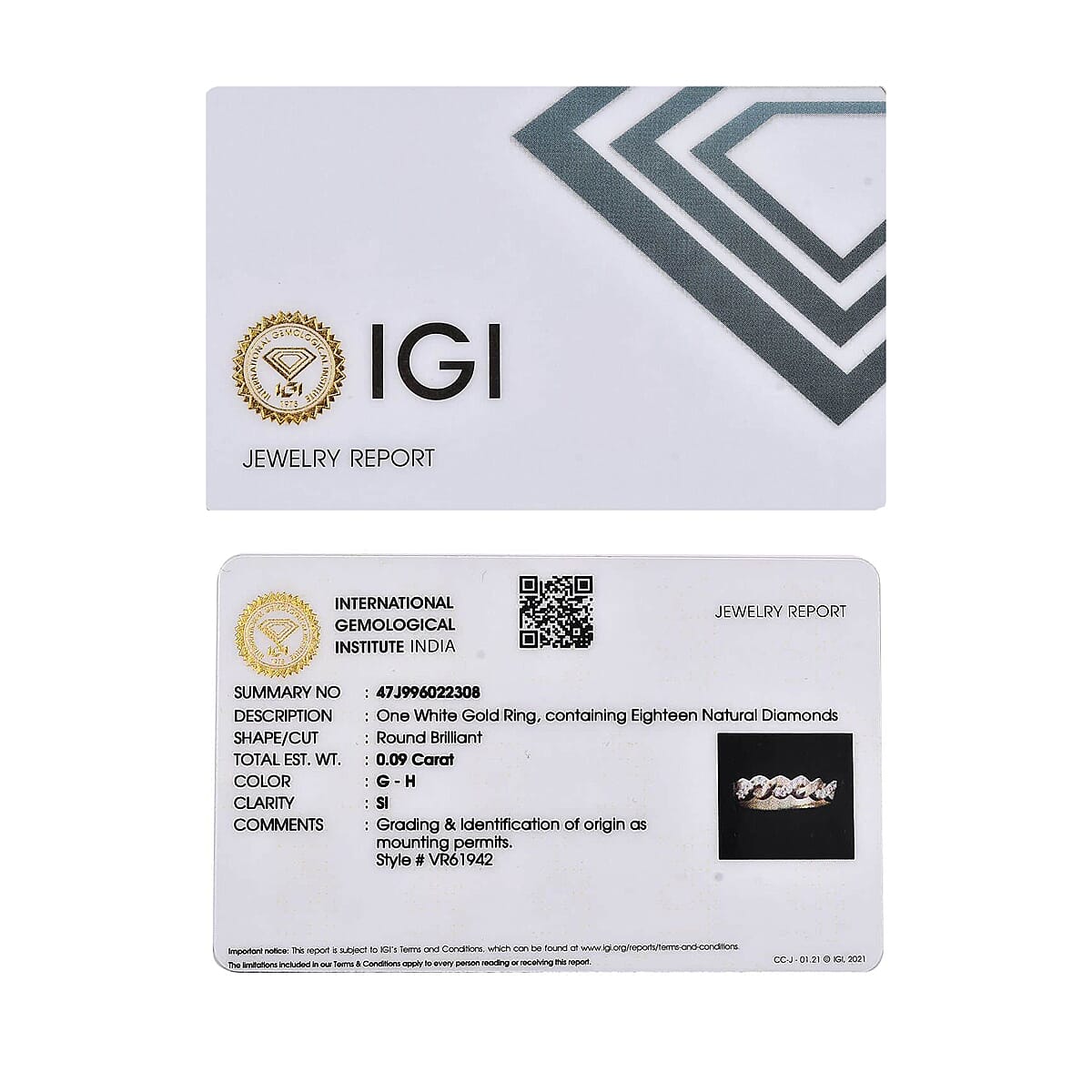 Iliana 18K Yellow Gold Diamond G-H SI1 Forever Love Twisted Band Ring (Size 6.0) 0.10 ctw image number 6