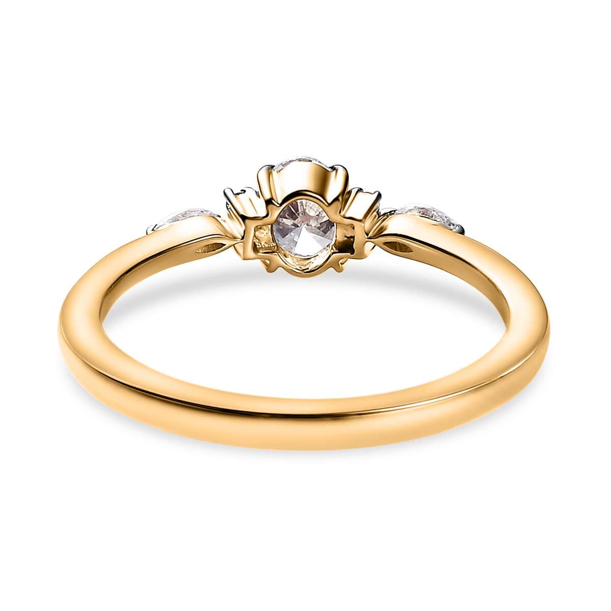 Iliana 18K Yellow Gold Diamond G-H SI Ring (Size 6.0) 0.50 ctw image number 4