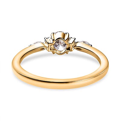 Iliana 18K Yellow Gold Diamond G-H SI Ring (Size 7.0) 0.50 ctw