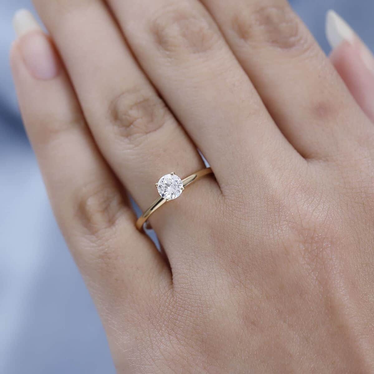 Iliana 18K Yellow Gold Diamond G-H SI1 Ring (Size 6.0) 0.50 ctw image number 2