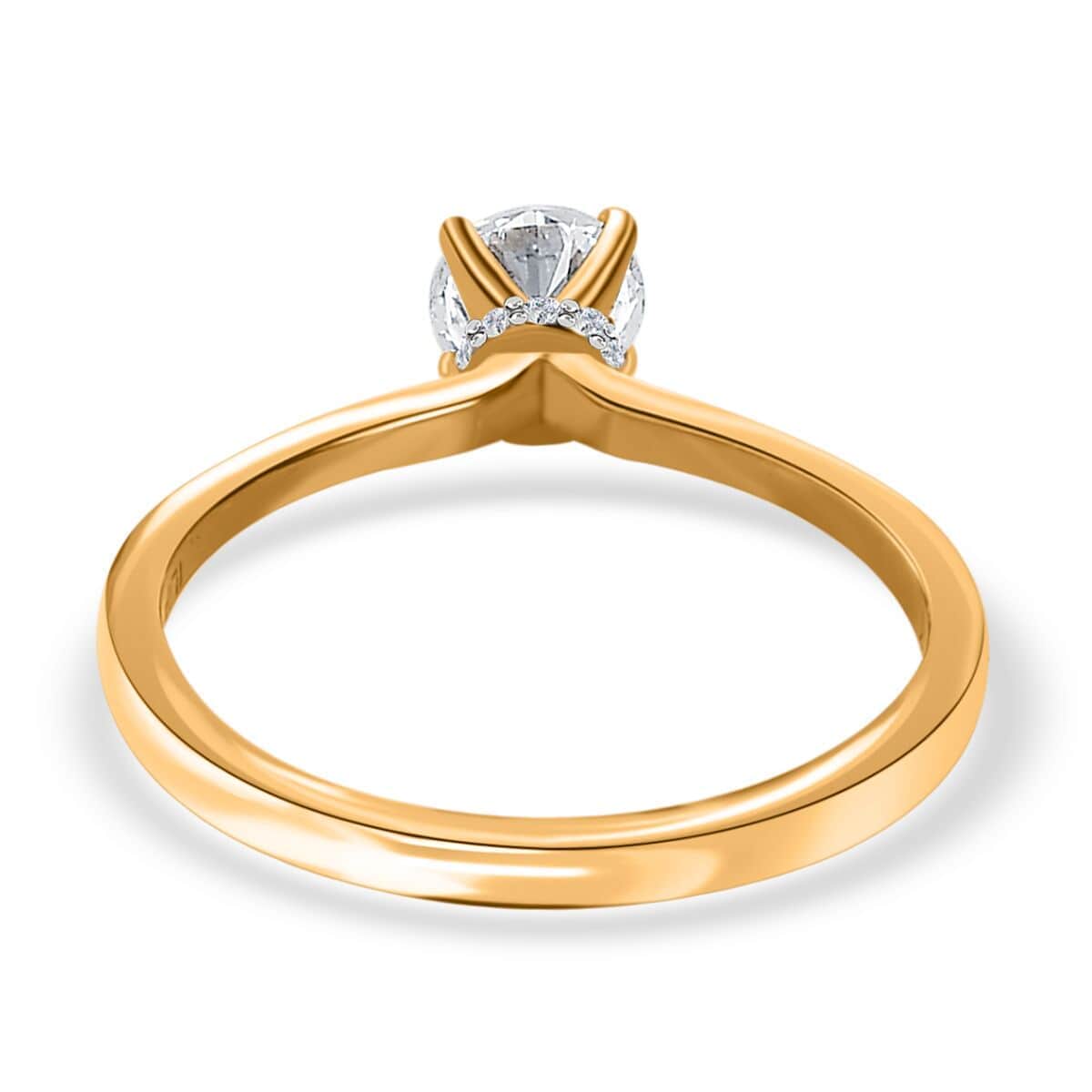 Iliana 18K Yellow Gold Diamond G-H SI1 Ring (Size 6.0) 0.50 ctw image number 4