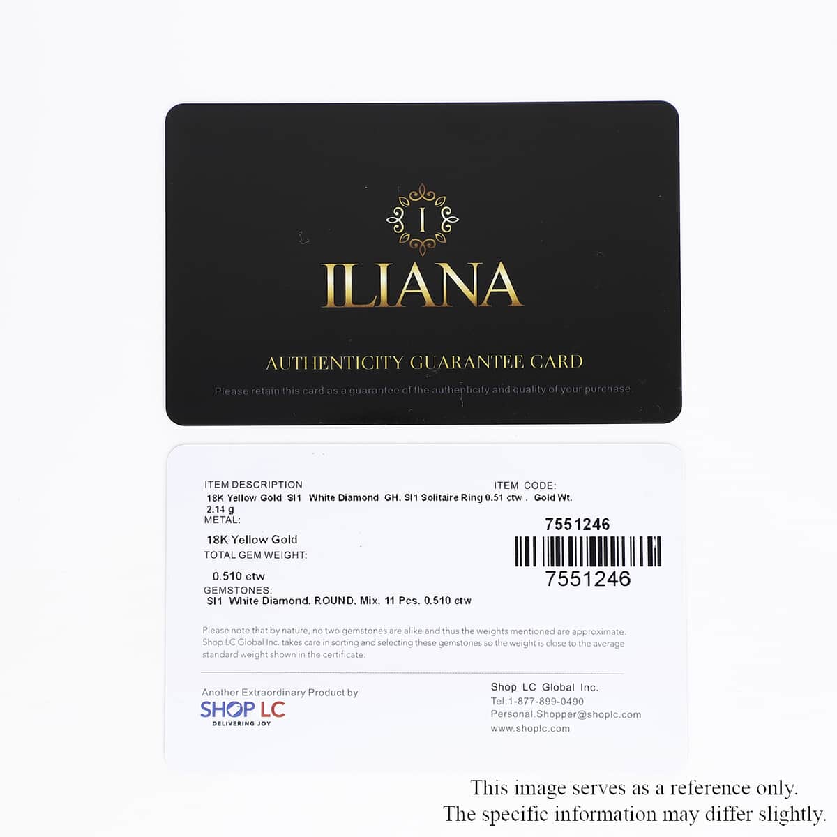 Iliana 18K Yellow Gold Diamond G-H SI1 Ring (Size 6.0) 0.50 ctw image number 6