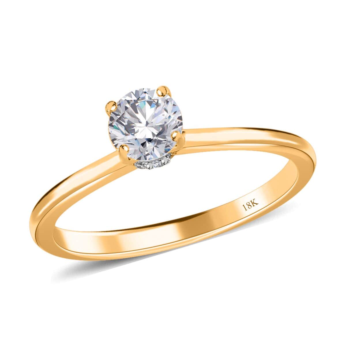 Iliana 18K Yellow Gold Diamond G-H SI1 Ring (Size 7.0) 0.50 ctw image number 0