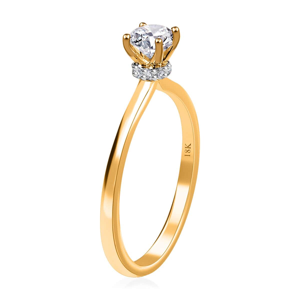 Iliana 18K Yellow Gold Diamond G-H SI1 Ring (Size 7.0) 0.50 ctw image number 3