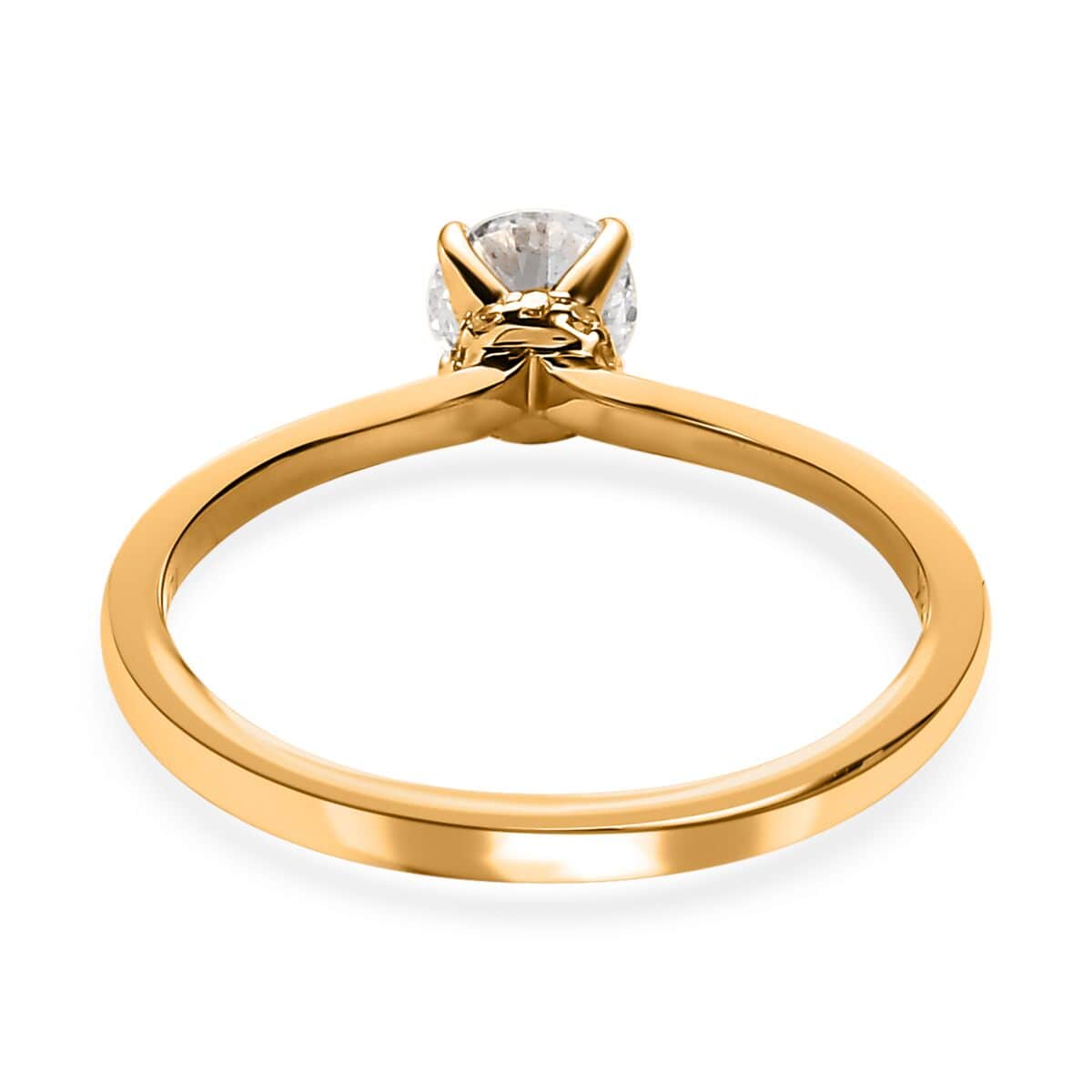 Iliana 18K Yellow Gold Diamond G-H SI1 Ring (Size 7.0) 0.50 ctw image number 4