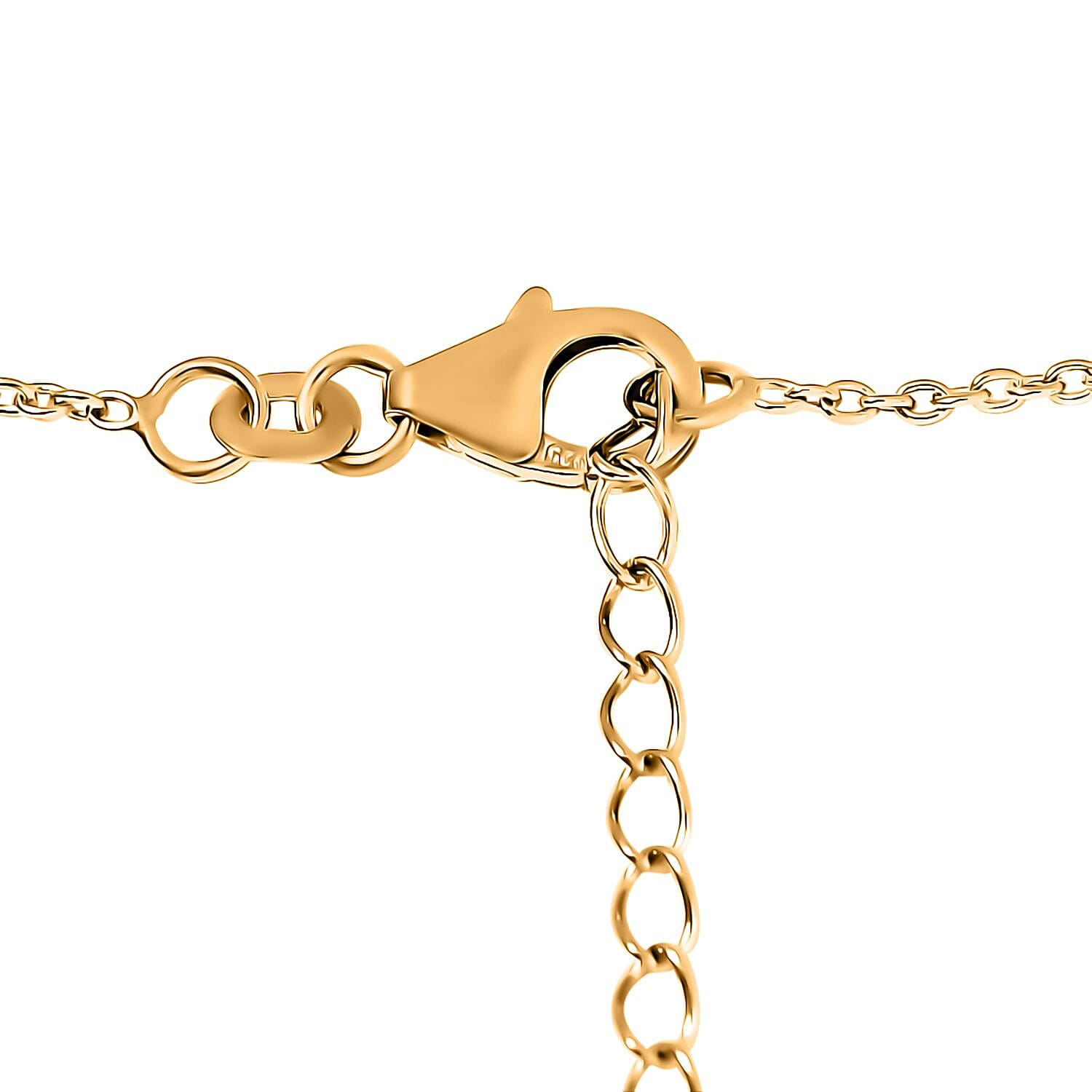 AAA Turkizite and White Zircon Necklace 18-20 Inches in Vermeil Yellow Gold Over Sterling Silver 1.50 ctw