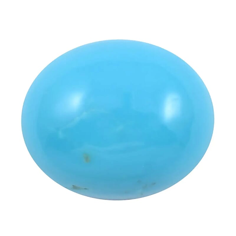 AAAA Sleeping Beauty Turquoise (Ovl 11x9 mm) 3.00 ctw Loose gemstone
