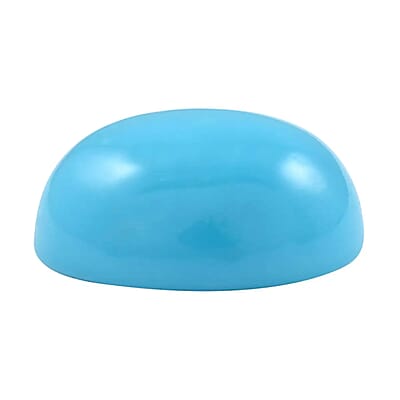 AAAA Sleeping Beauty Turquoise (Ovl 11x9 mm) 3.00 ctw Loose gemstone