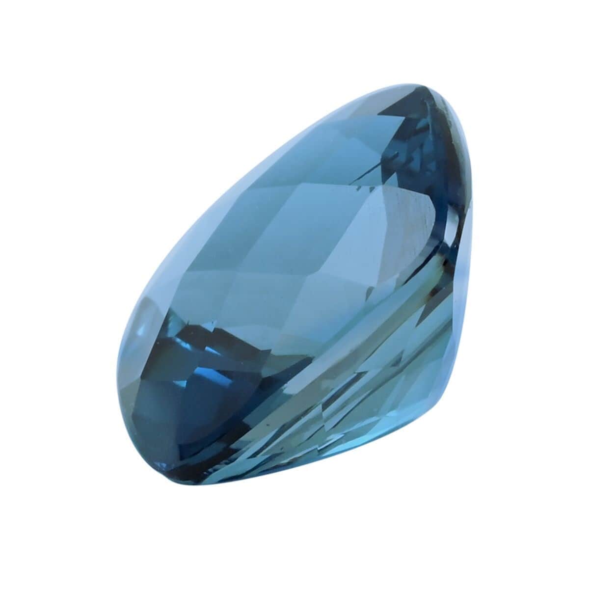 AAAA London Blue Topaz (Cush 11x11 mm) 6.00 ctw, Loose Gemstones, Gemstone For Jewelry, Jewelry Stones image number 2