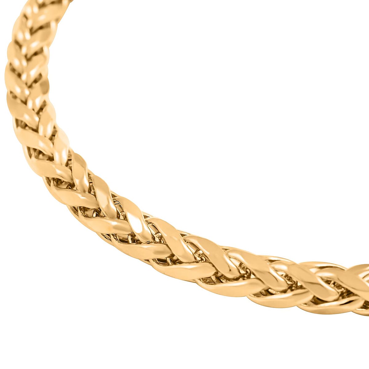 10K Yellow Gold 4mm Palma Chain Bracelet (8.00 In) 5.15 Grams image number 2