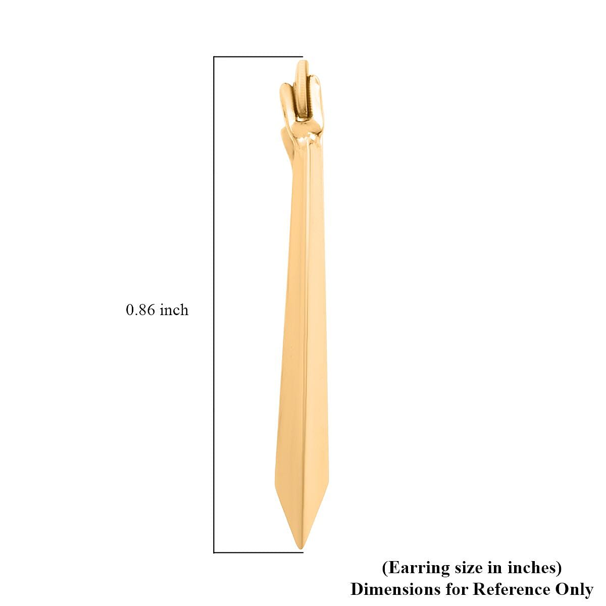 14K Yellow Gold Hoop Earrings image number 4