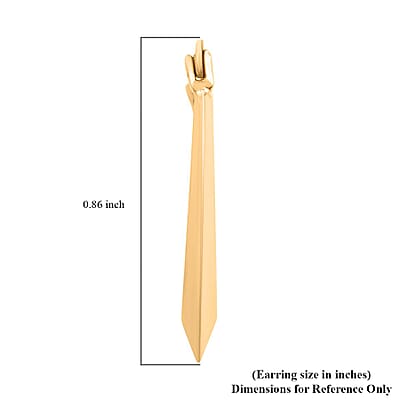 14K Yellow Gold Hoop Earrings