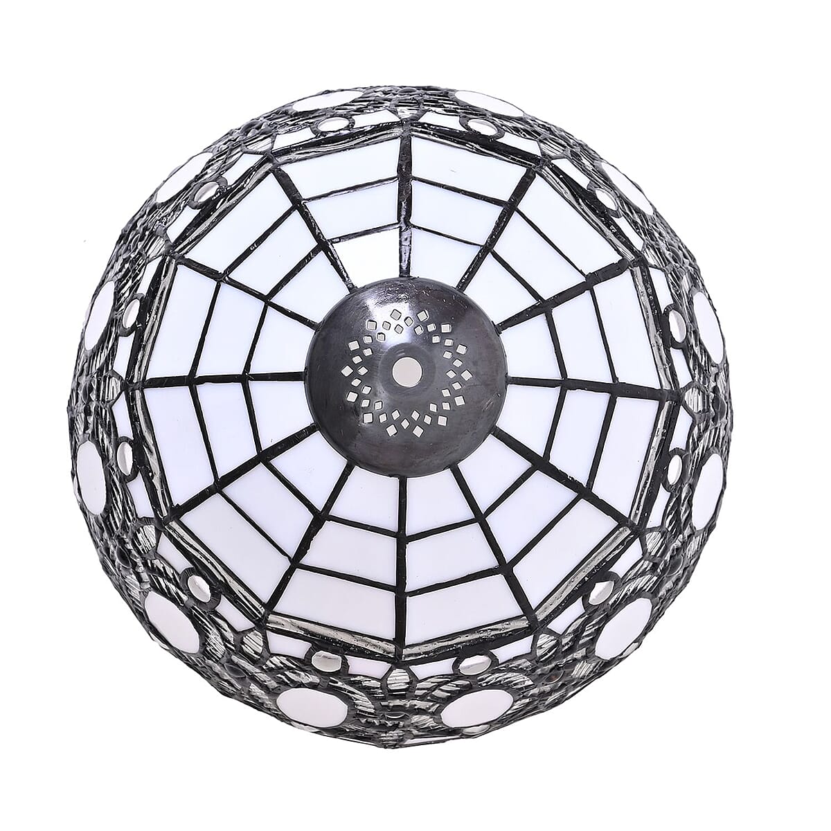 Oval Shaped Pattern 10 Inch Tiffany Inspired Table Lamp (E26 Bulb Not Included) image number 5