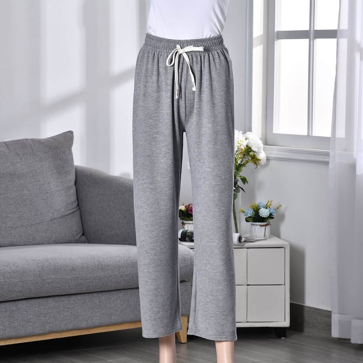 Gray Stretch Lounge Pant - S/M image number 1