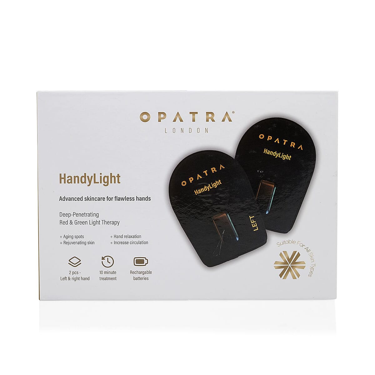 Opatra HandyLight Advance Skincare Mitts for Flawless Hands Refurbished image number 5