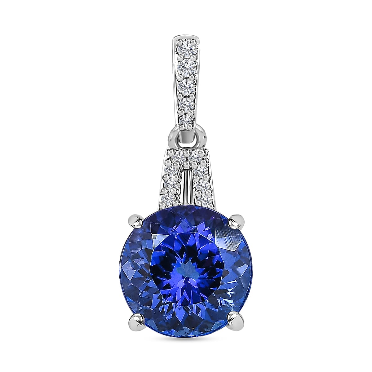 TLV Rhapsody 950 Platinum AAAA Tanzanite, Diamond (E-F, VS) Pendant 3.00 ctw image number 0