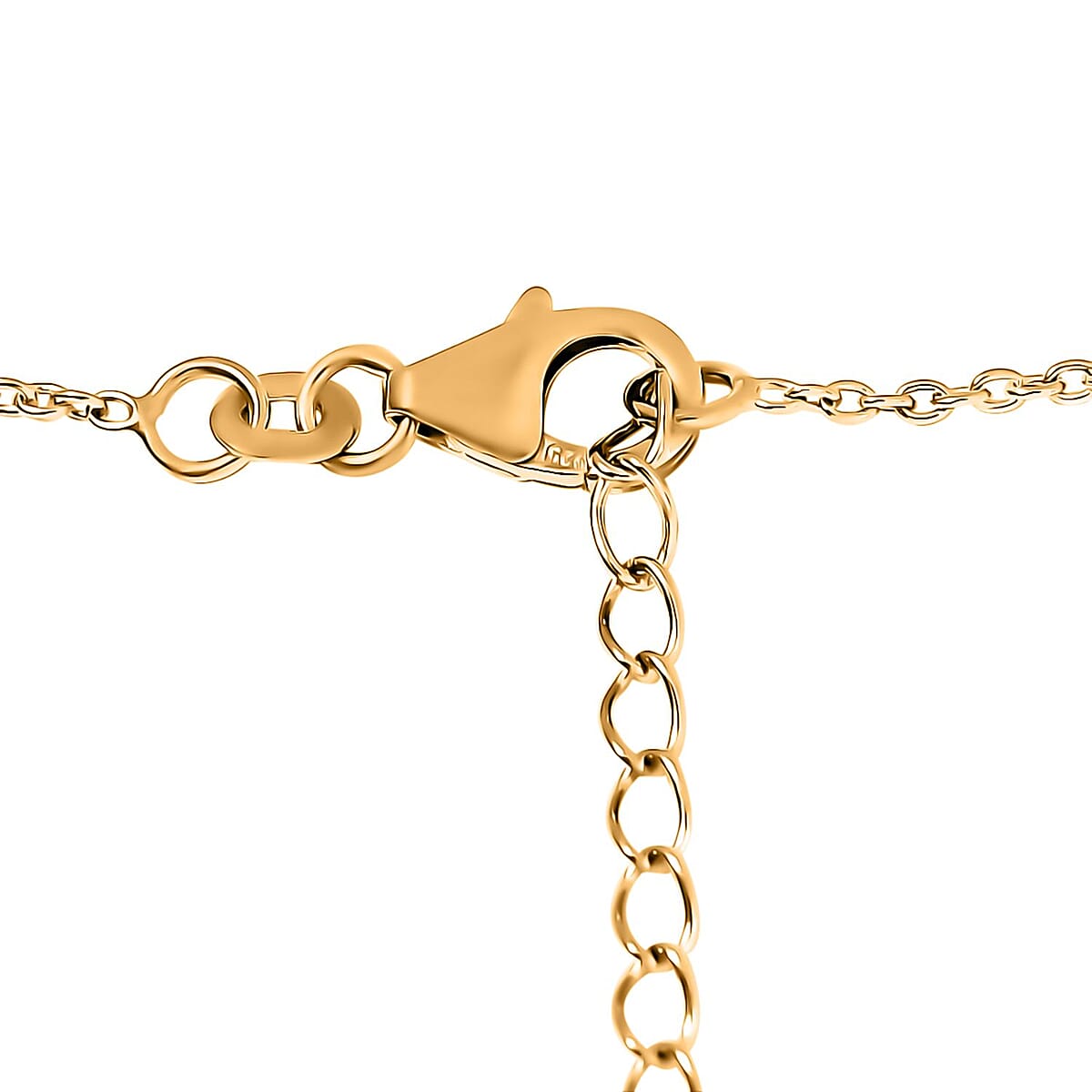 Blush Tourmaline and White Zircon Choker Necklace 13-15 Inches in Vermeil Yellow Gold Over Sterling Silver 8.50 ctw image number 4